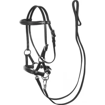 F.R.A. Uzdečka bezudidlová Sidepull Pardoes F.R.A., černá COB