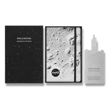Kancelářské potřeby Zápisník Moleskine NASA-inspired - tvrdé desky L, linkovaný, sběratelská edice
