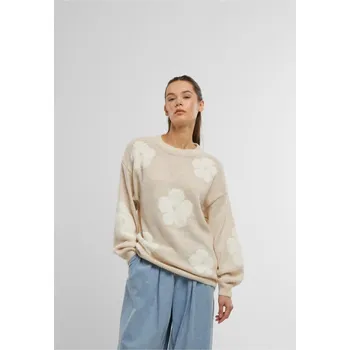 Dámský svetr Cloud 5ive Crewneck Knit Sweater with Flowers XS