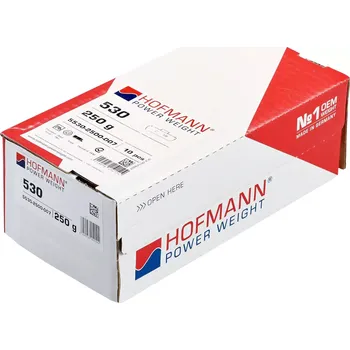 Sada na opravu pneumatiky Hofmann Power Weight 5530-2500-007 Vyvažovací závaží Typ 530, 250 g, Olověná, šedá - po ocelové ráfky