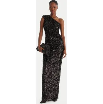 Dámské šaty ACCESS FASHION Večerní šaty 54-3354-612 Černá Slim Fit XS