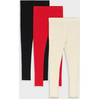 Dětská móda Sinsay - Sada 3 legín - vícebarevná - 889GH-MLC - 889GH-MLC-140