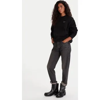 Dámská mikina Mustang Mikina Burley 1016772 Černá Oversize S