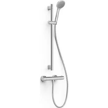 Sprchový set Tres BASE PLUS Sada nástěnné termostatické sprchové baterie-21619601