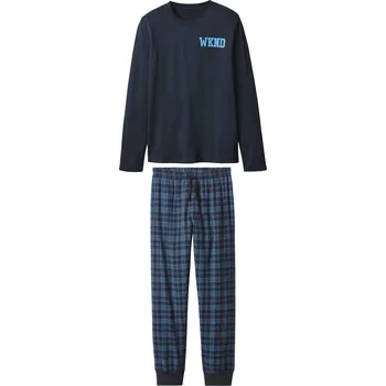 esmara® Chlapecké flanelové pyžamo (navy modrá, 158/164)