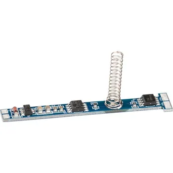 LED páska McLED ML-113.017.02.0 Dotykový stmívač LED pásku do hliníkových profilů, 6mm, s pružinou a paměťovou funkc