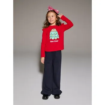 Dívčí spodní prádlo Sinsay - Bavlněná košilka s potiskem Pusheen The Cat - červená - 540GP-33X - 540GP-33X-122