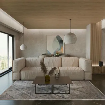 Koberec JUTEX Kusový koberec NEMEZIS 33007 609 šedý BARVA: Šedá, ROZMĚR: 118x170 cm