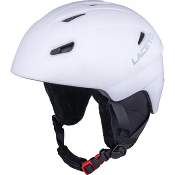 LACETO Lyžařská helma VALANGA M/55–58cm BÍLÁ