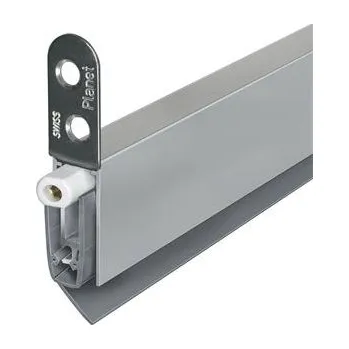 Dveřní kování PLANET dveřní těsnění RH-RD, levé, 835 x 13 x 30 mm, jednostranné, hliník natur