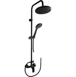 COLORADO - Sprchový systém s vodovodní baterií, Černá - matná CO182.5/7CMAT, RAV Slezák Barva: Černá - matná, Rozměr: 100 mm