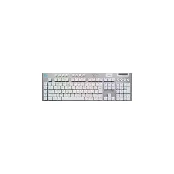 Klávesnice Logitech G915 X LIGHTSPEED Low-Profile Wireless Gaming Keyboard - TACTILE - WHITE - US - 2.4GHZ/BT - USB-C - EMEA