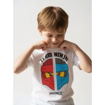 Oblečení a móda Sinsay - Tričko Lego Ninjago - bílá - 220FC-00X - 220FC-00X-140