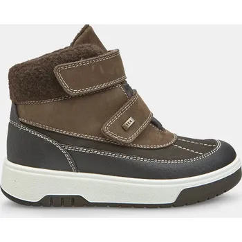 Dívčí obuv Baťa kotníková bota s páskem pro děti hnědé, vel. 27