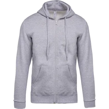 Pánská mikina Mikina s kapucí na zip - Unisex Barva: tmavě šedá, Velikost: 4XL