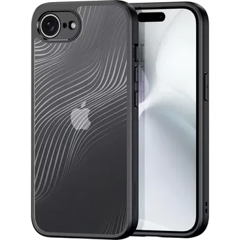 Pouzdro na mobilní telefon Dux Ducis Aimo pouzdro Apple iPhone 16e - černé (Ochranné pouzdro Dux Ducis Aimo pro Apple iPhone 16e - černé, kombinace TPU a PC s otvory pro poutko)