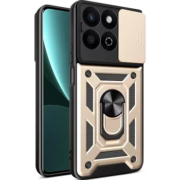Pouzdro na mobilní telefon Kryt Honor 200 Smart / X7c Techsuit CamShield Pro gold