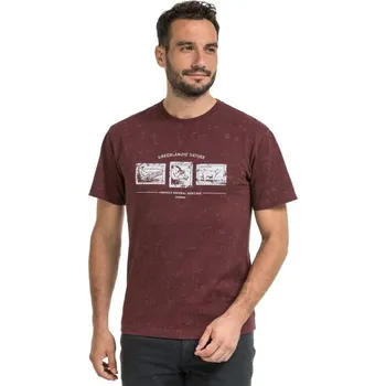 Pánské tričko Bushman tričko Dalvik burgundy XXXL