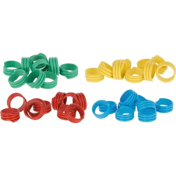 Kroužky na holuby, spirálové, 8mm 20ks/bal barva Modrá