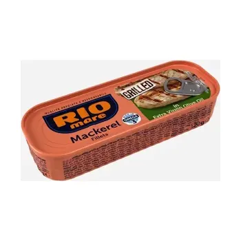 konzervovaná ryba Grilované filety z makrely v extra panenském olivovém oleji 120 g
