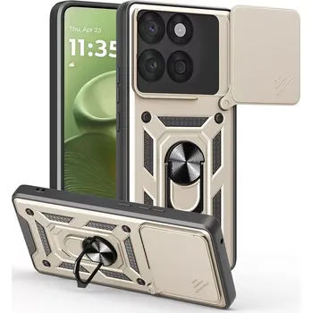 Pouzdro na mobilní telefon Kryt Motorola EDGE 60 / 60 Fusion Techsuit CamShield Pro gold