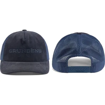 Rybářské oblečení Kšiltovka GRUNDÉNS Cord Wordmark Trucker - Navy - Color: Navy