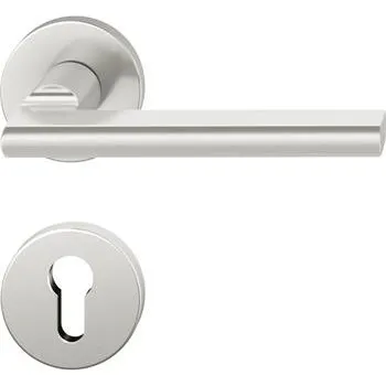 Stavební výplň FSB požární dveřní kování 76 1035, klika-klika, AGL ÖNORM PZ, stříbrný elox