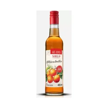 Proteinový nápoj Náš domov sirup mirabelka 400 ml