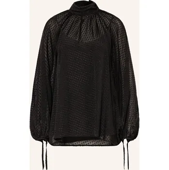 Dámská halenka Mrs & Hugs Dámská Hedvábná Halenka, černá, 36