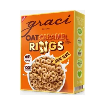 Cereální kroužky s karamelovou příchutí 375 g