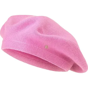 Čepice Dámský kašmírový baret růžové barvy 7100276-6