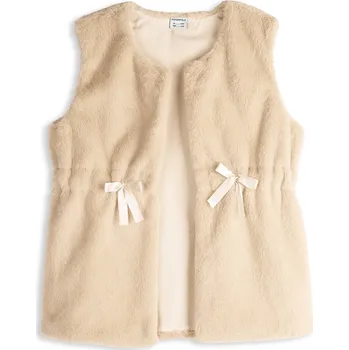 Dívčí oblečení GATE Vesta z falešné kožešiny 13Y 825-0458/20