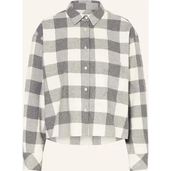 Dámská halenka Emily Van Den Bergh Dámská Košilová Halenka Z Flanelu, šedá /...