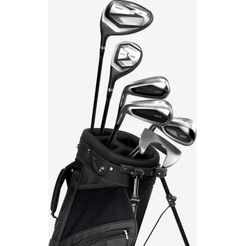 Golfová hůl INESIS Golfový půlset 100 | 6 holí + bag | Pro leváky | Regular | Ocel VELIKOST 2