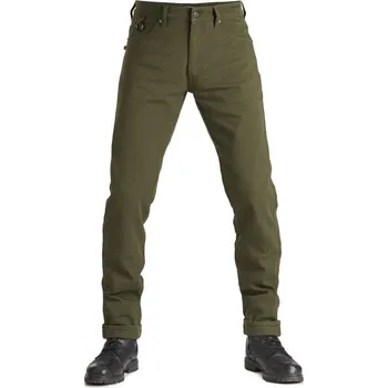 Moto oblečení PANDO MOTO kalhoty jeans ROBBY ARM 02 SF khaki - W32-L34