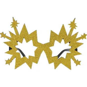 Karnevalový doplněk Folat Brýle Ohňostroje zlaté