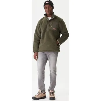 Pánská mikina Hunter Fleecová mikina Athol HARM0017252 Zelená Regular Fit XL