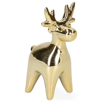 Vánoční ozdoba Vánoční dekorace DARIAN zlatý sob 982716