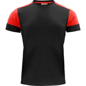 pracovní tričko Printer Tričko Prime T Men, těžká bavlna, krátký rukáv, pánské COT61403081401-black/red S Černá/červená