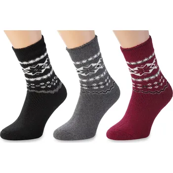 Dámské ponožky Ponožky 3v1 NATURAL Wooline Wool 9, dámské Velikost ponožek: EUR 35-38