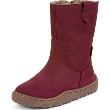 Dívčí zimní obuv Dívčí zimní barefoot kozačky ZERU TEX BOOT Bordeaux G3160257-6 - 33
