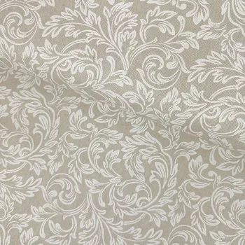 Vodeodolná Bavlna Talia - Ornament na režném