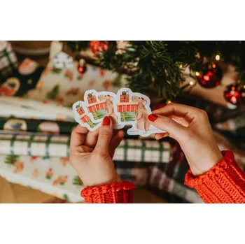 Jmenovka na stůl ePiPí Jmenovka na dárky - Myška s dárky