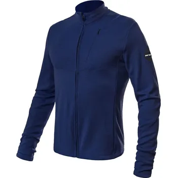 Pánská mikina SENSOR MERINO UPPER pánská mikina celozip deep blue XXL