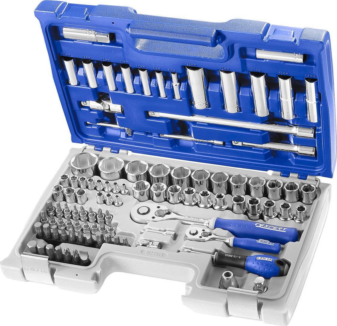 Tona Expert Gola sada 1/4" a 1/2" nářadí 98 dílů E034805