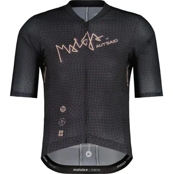 cyklistický dres Maloja PaulM. Gravel Shirt 1/2 - deep black