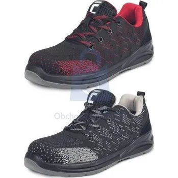 Pracovní obuv Polobotky pracovní, GERA S1P SR, CERVA černá/červená, 45, balení 1 pár