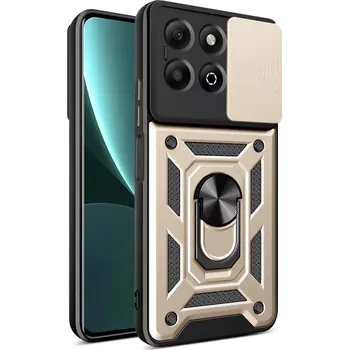 Pouzdro na mobilní telefon Kryt Honor X6b Techsuit CamShield Pro gold