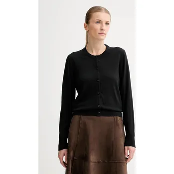 Dámský svetr Vlněný kardigan Calvin Klein LV044D323G černá 99X, vel. M