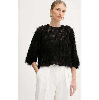 Dámská halenka Halenka BOSS BAIMA 50546822 černá 99X, vel. 34